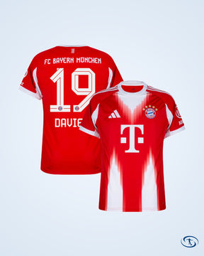 Bayern Munich Home Player Number Shirt 2025-2026 (Official Printing) - Men's