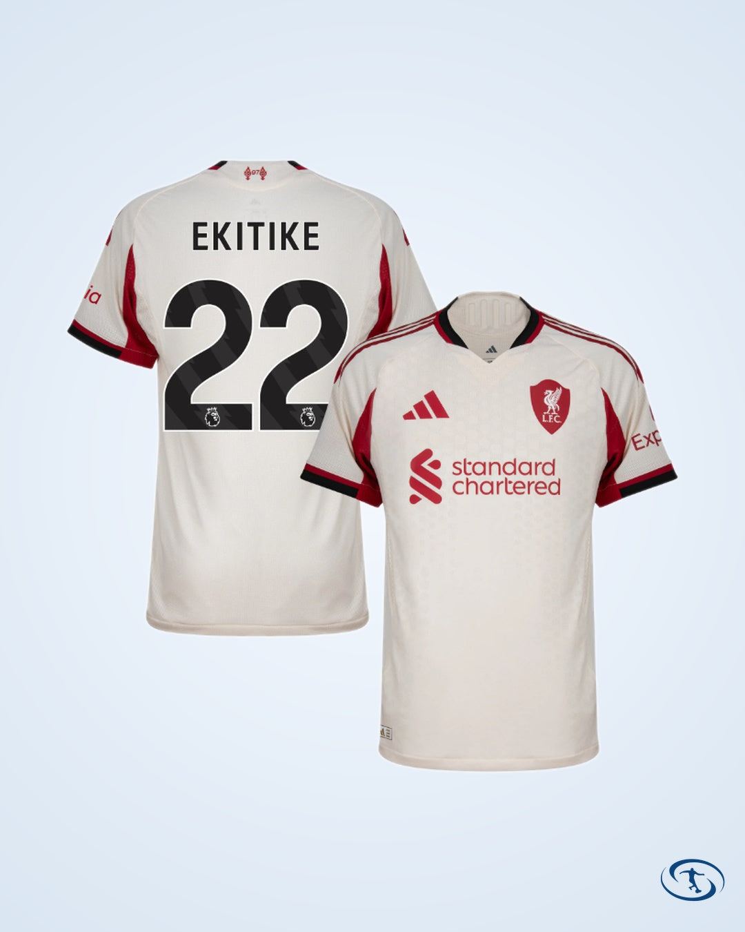 Liverpool Authentic Away Player Number Shirt 2025-2026 (Player Version) - Men's