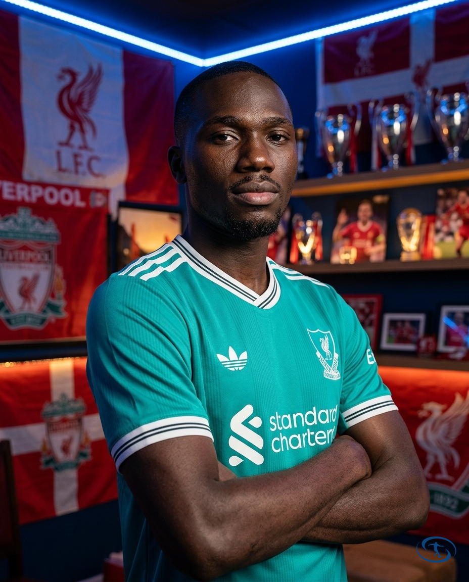 Camisa Liverpool Third 25/26 Jogador Adidas Masculino - Verde - Side View | Sant Sport