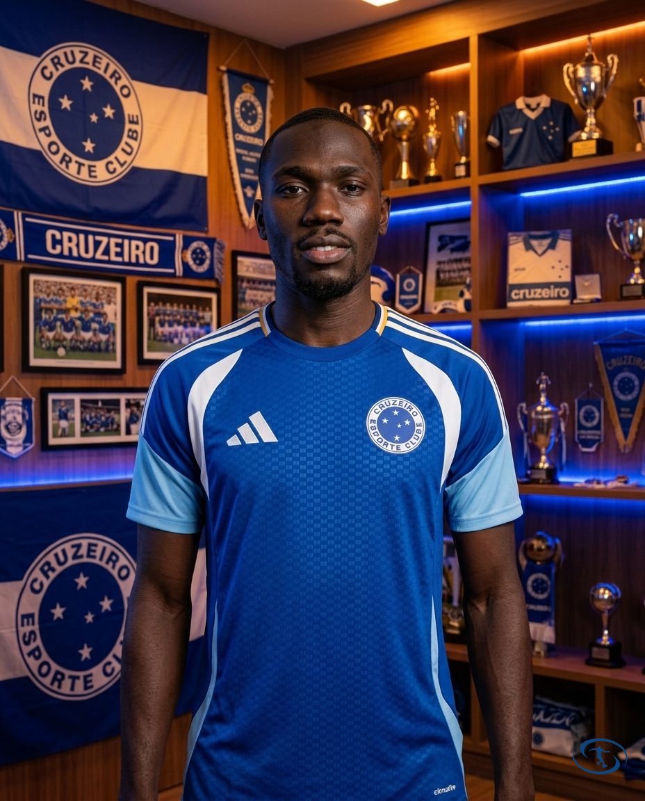 Camisa Cruzeiro 2026/27 Treino Adidas Masculina - Azul - Front View | Sant Sport