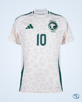 Saudi Arabia Away Salem 10 Shirt 2024-2025 (Official Printing) - Men's