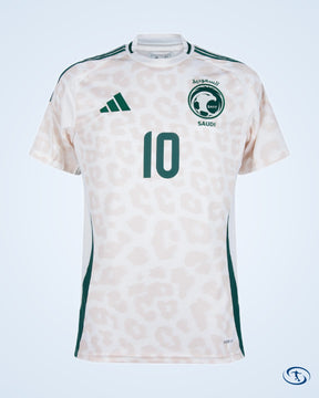 Saudi Arabia Away Salem 10 Shirt 2024-2025 (Official Printing) - Men's