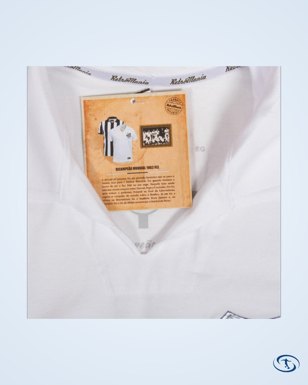 Santos Retro Home L/S Shirt (Bi Mundial) 1963 - Men's