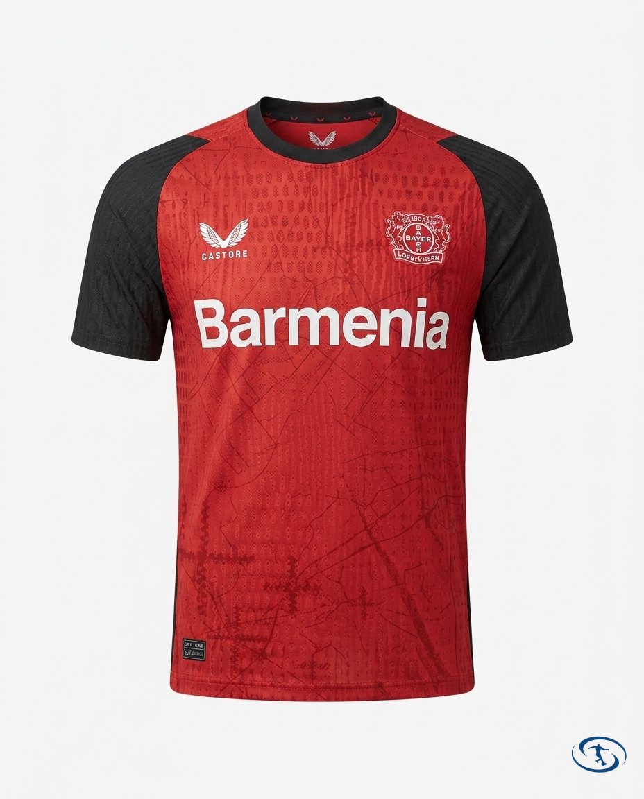 Bayer Leverkusen Jersey Home 2024/25 Player Version Castore Men's - Packshot | Sant Sport