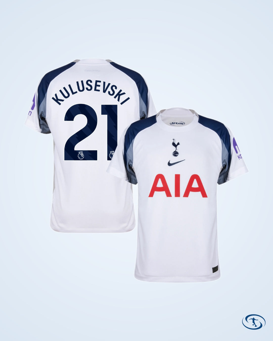 Tottenham Home Player Number Shirt 2025-2026 (Premier League)