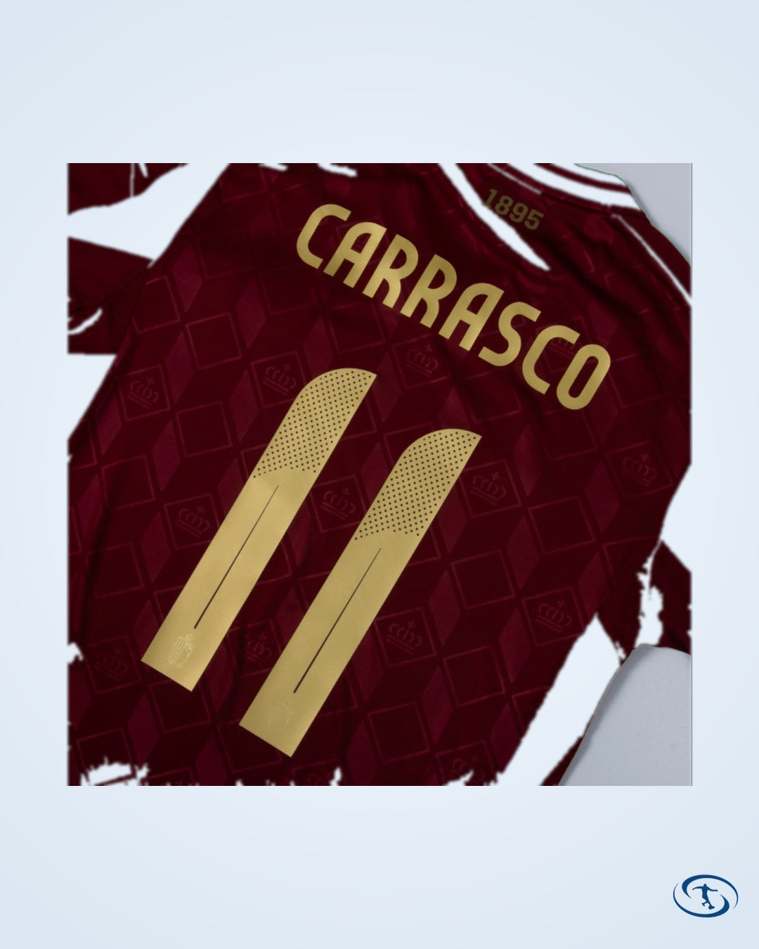 Belgium Home Carrasco 11 Jersey 2024-2025 (Official Printing) - Men's