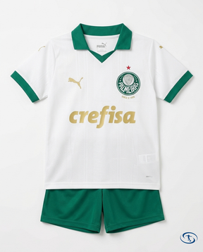 Palmeiras Kids Kit Away 2024/25 - Puma - White - Packshot | Sant Sport