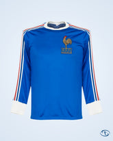 France 1978-1980 Home Shirt L/S - USED Condition (Great) - Extremely Rare - Size Small - Men's | Sant Sport