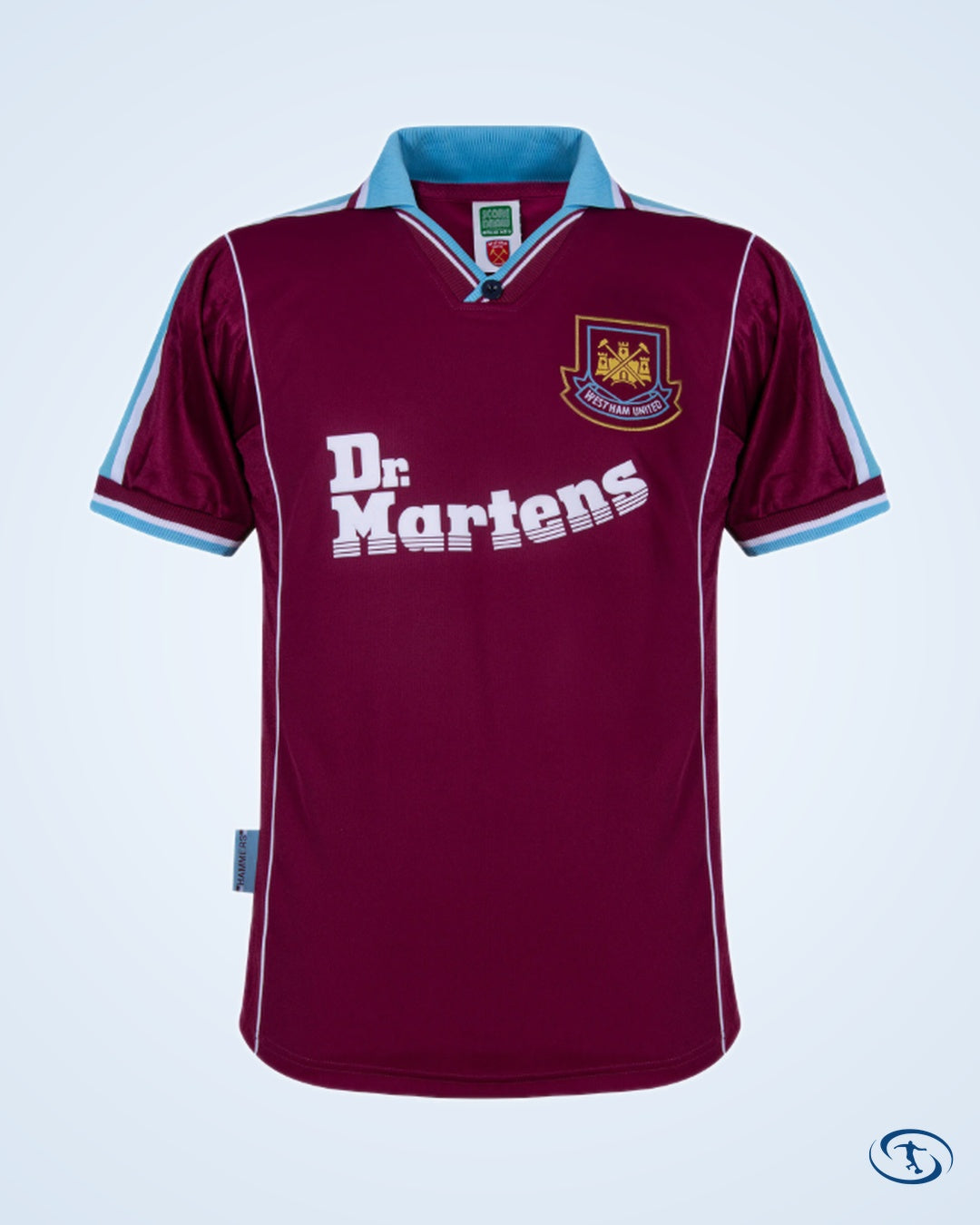 Score Draw West Ham Utd Home Retro Shirt 1999-2001 - Men's