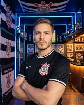 Corinthians Jersey Retro 2019 Nike - Men's Preto - Side View | Sant Sport