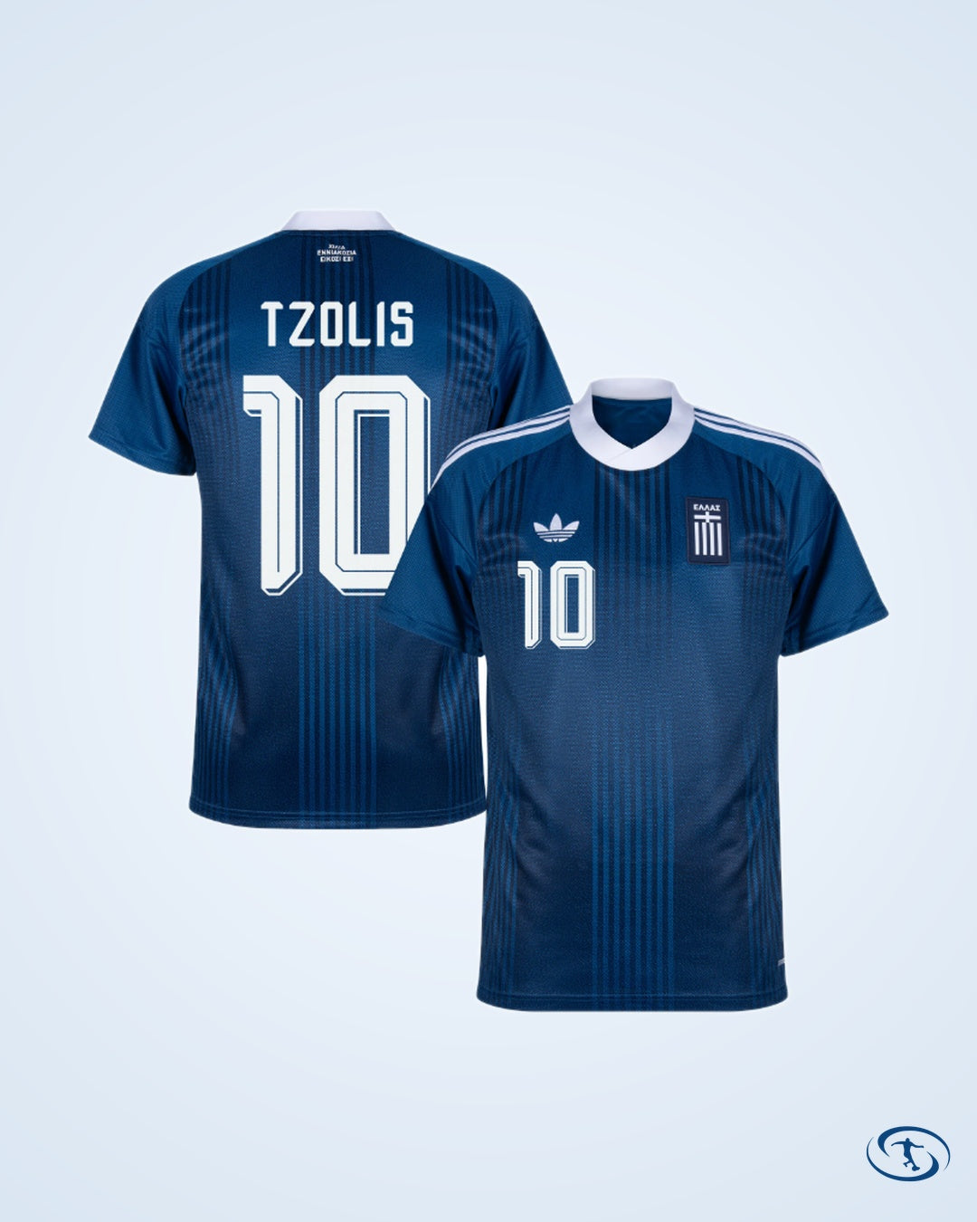 Greece Away Shirt 2026-2027 Fan Version  (Official Printing)