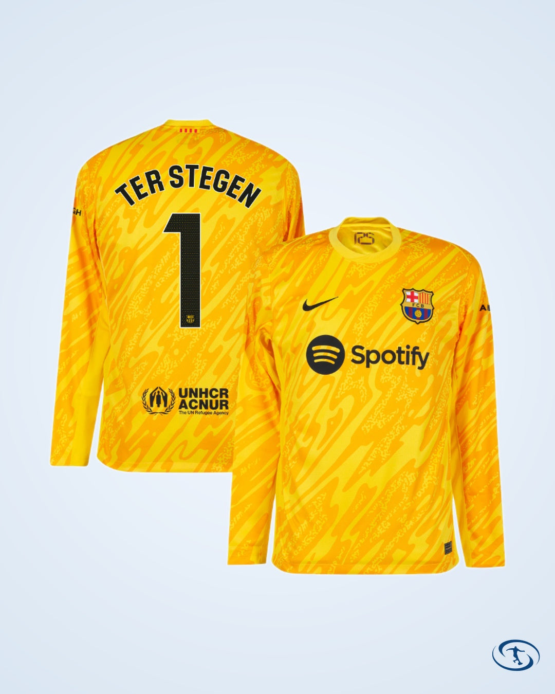 Barcelona Away GK Ter Stegen 1 Shirt 2024-2025 (La Liga) - Men's