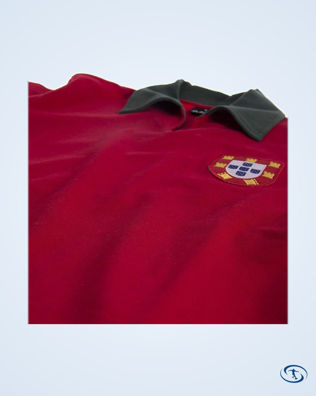 Portugal Home Retro Shirt 1972 (Aztec Flock Printing) - Players Men's