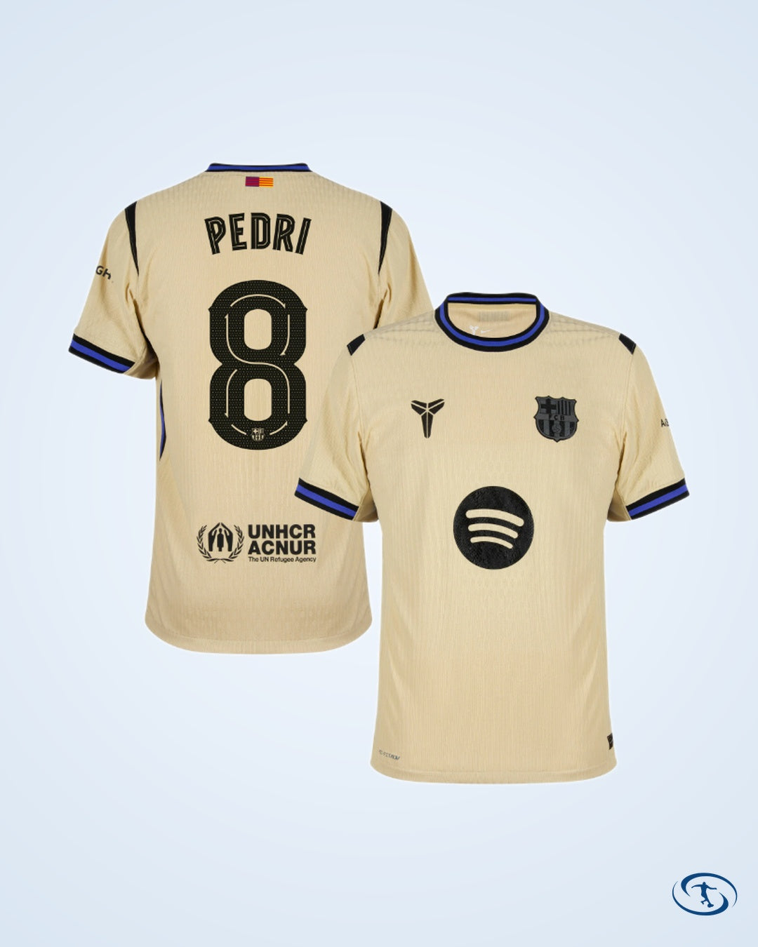 Barcelona Away Player Version Shirt 2025-2026 (Champions League) - Men's