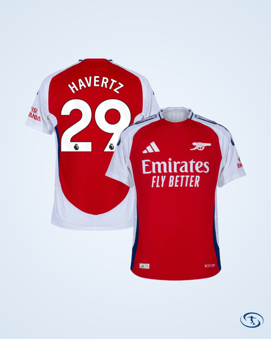 Arsenal Home Authentic Player Number Shirt 2024-2025 (Player Version) - Men's