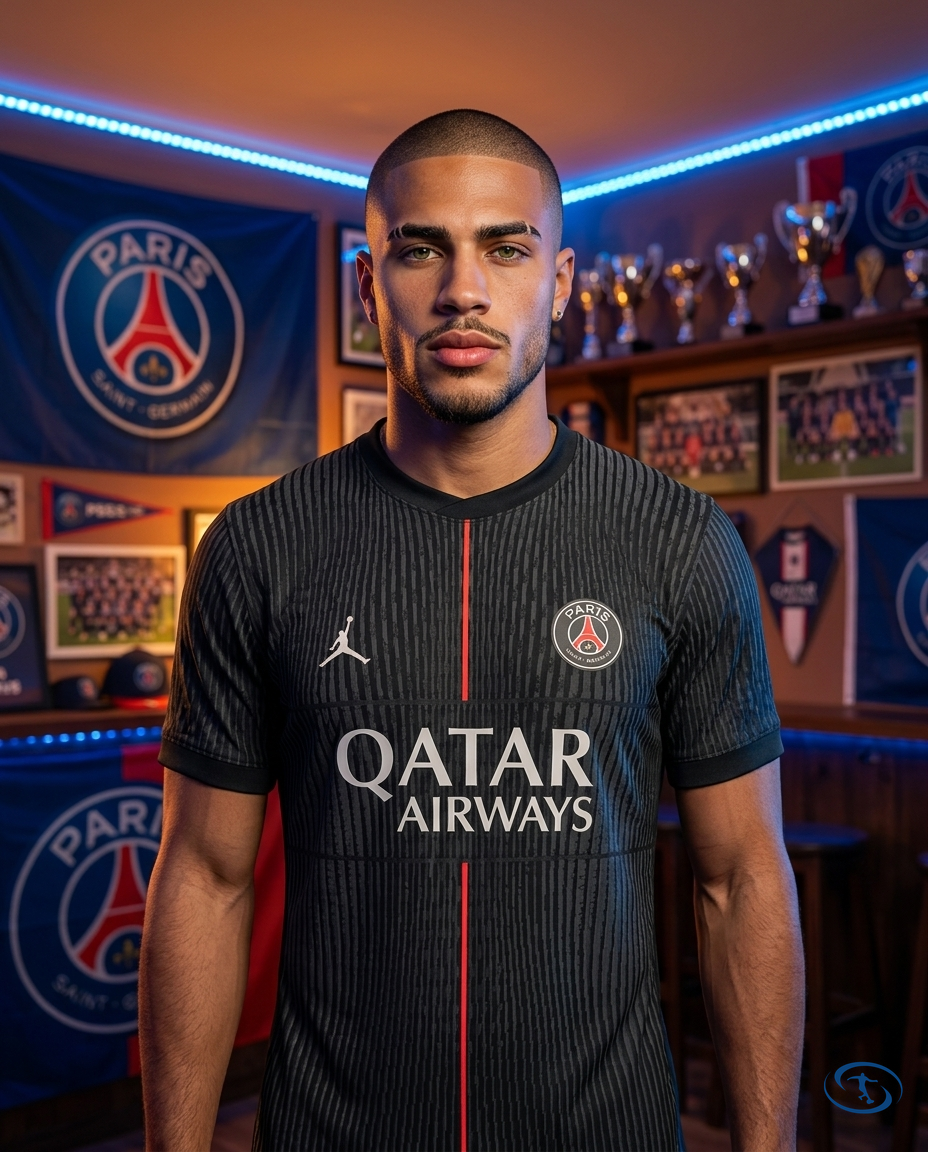 Camisa PSG Fourth 25/26 Torcedor - Nike X Jordan Masculino - Front View | Sant Sport