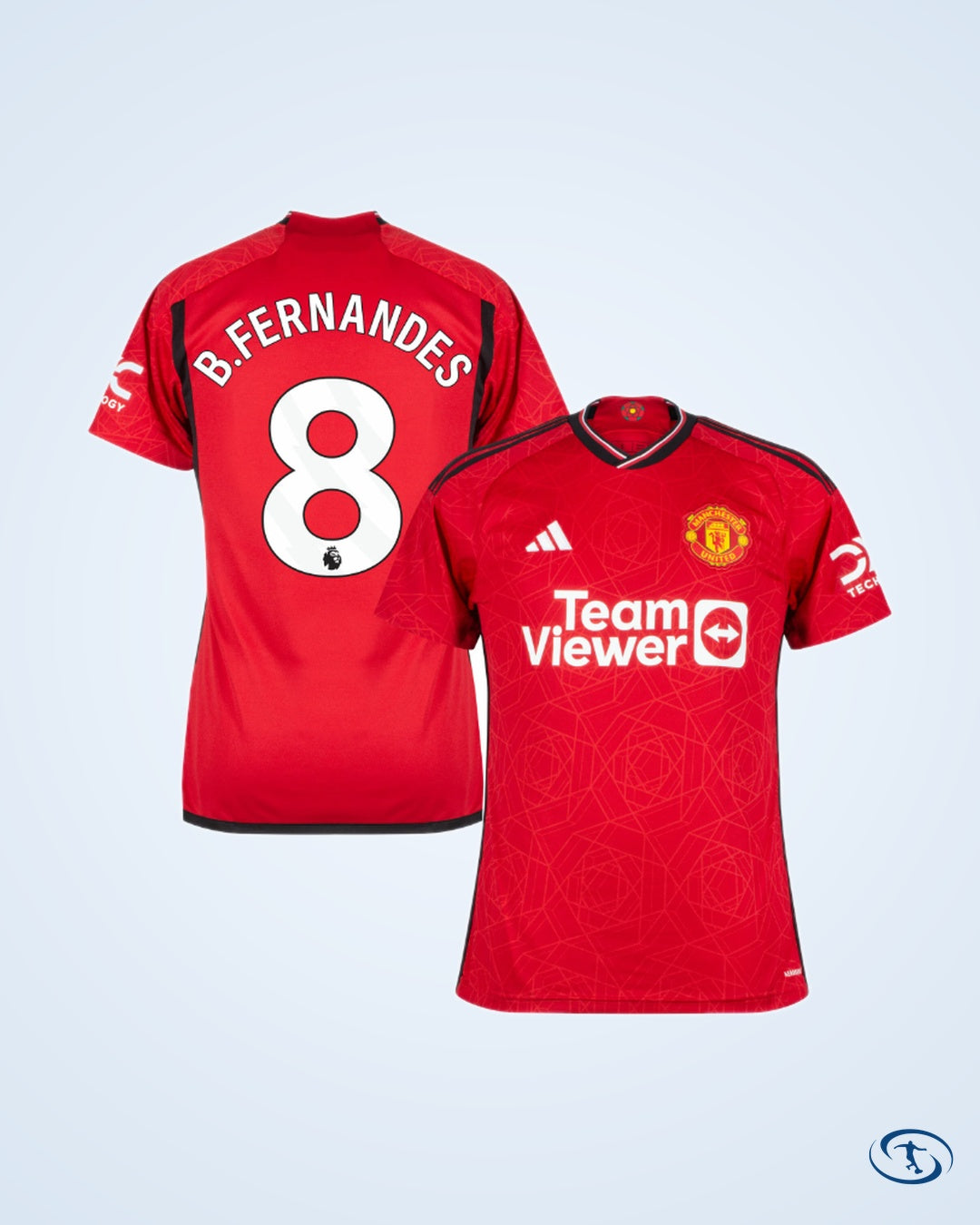 Man Utd Home B.Fernandes 8 Shirt 2023-2024 (Premier League) - Men's
