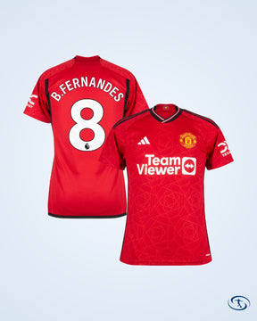 Man Utd Home B.Fernandes 8 Shirt 2023-2024 (Premier League) - Men's
