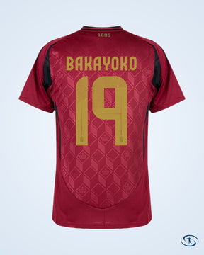 Belgium Home Shirt 2024-2025 Fan Version (Official Printing)