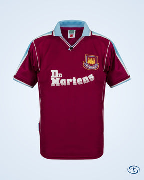 Score Draw West Ham Utd Home Lampard 18 Retro Shirt 1999-2001 (Retro Flex Printing) - Men's | Sant Sport
