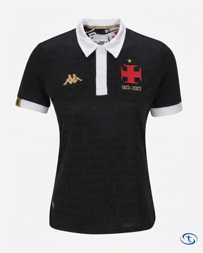 Vasco da Gama Jersey Third 2023/24 - Kappa Women's - Black - Packshot | Sant Sport