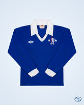 Chelsea 1975-1977 Home L/S KIDS Shirt - Size KIDS 30-32" chest - Kids