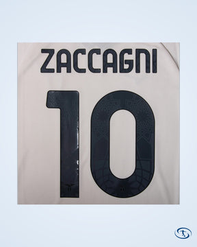 Mizuno Lazio Away Zaccagni 10 Shirt 2025-2026 (Official Printing) - Men's