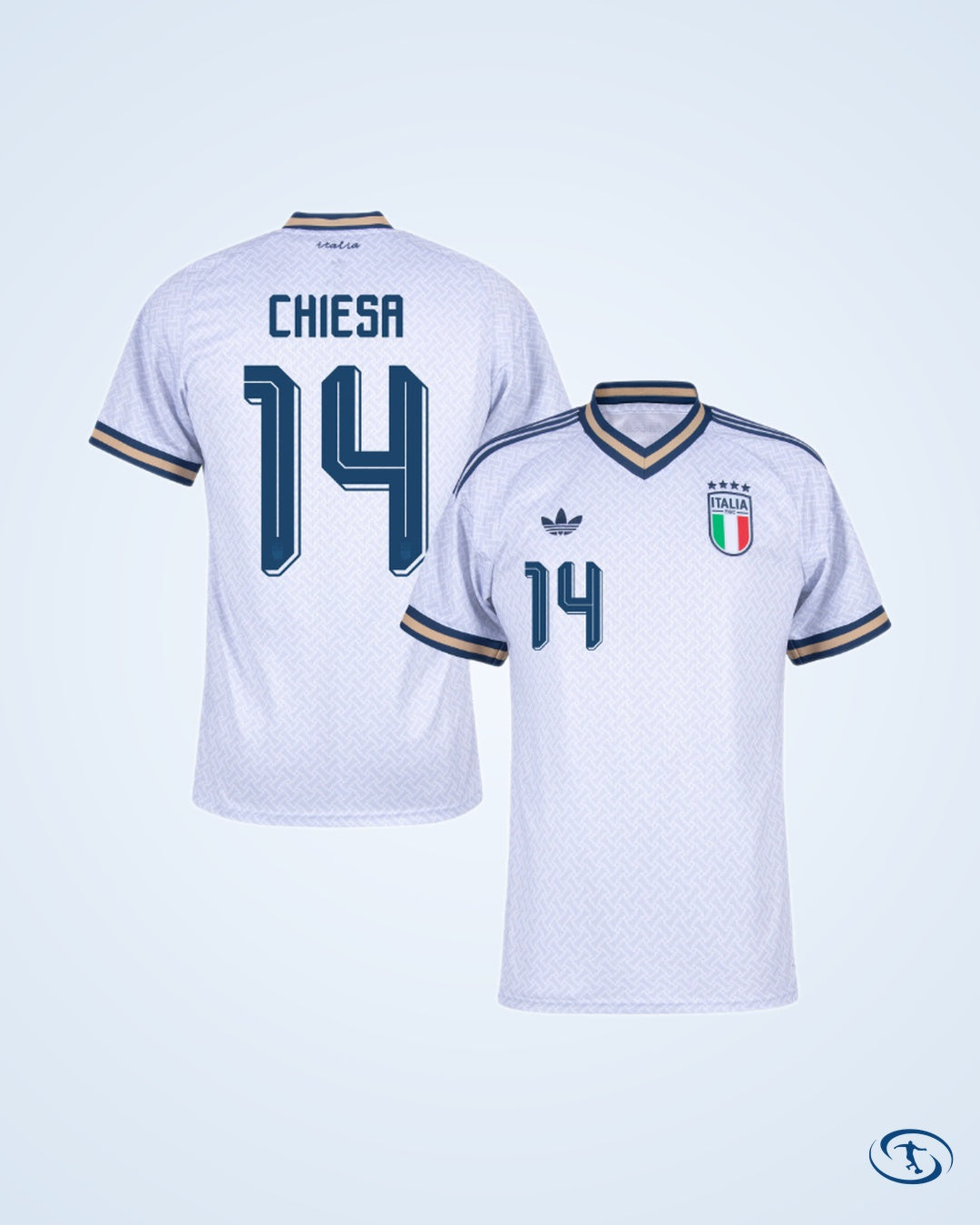 26-27 Italy Away Shirt Fan Version (Official Printing)
