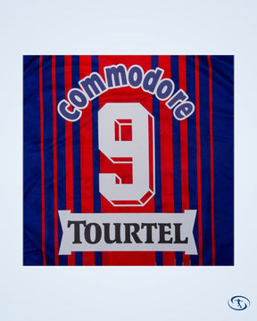Score Draw PSG Retro Home No.9 (Weah) Shirt 1993-1994 (Retro Flex Printing) - Men's