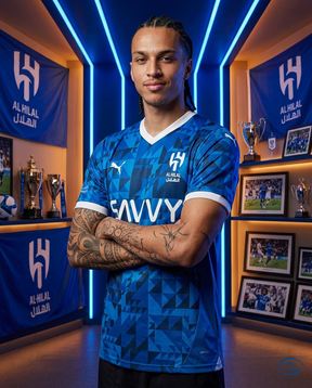 Camisa Al-Hilal Home 24/25 - Torcedor Puma Masculino - Azul - Side View | Sant Sport