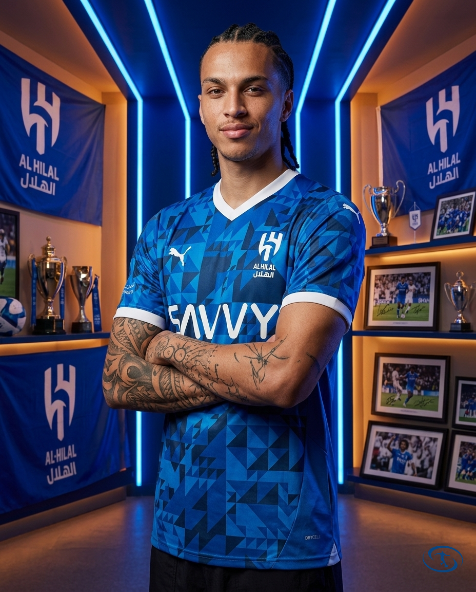 Camisa Al-Hilal Home 24/25 - Torcedor Puma Masculino - Azul - Side View | Sant Sport