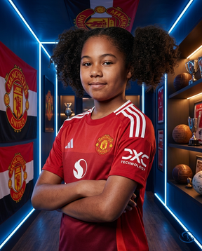 Conjunto Infantil Manchester United I 24/25 - Side View | Sant Sport