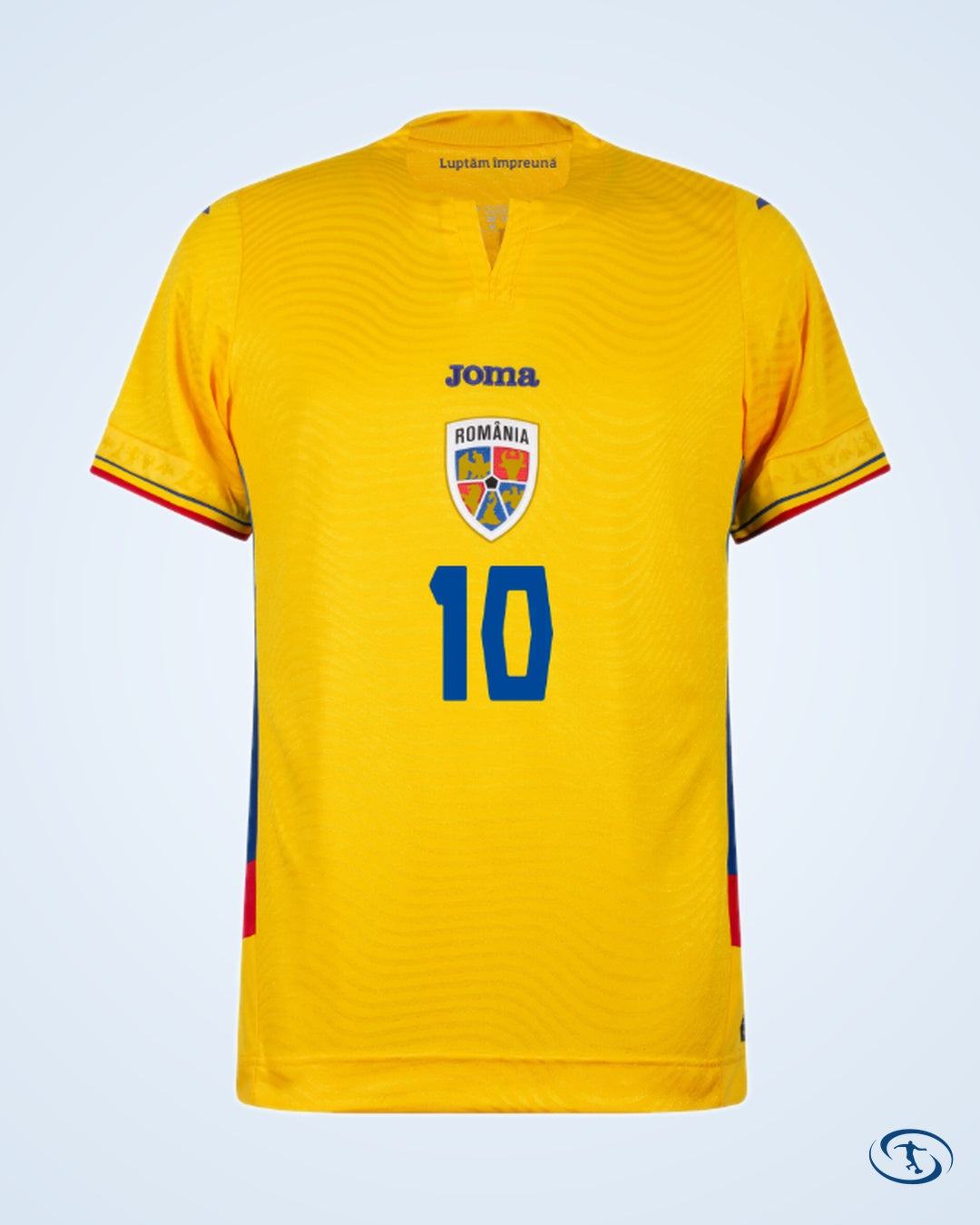 Romania Home Hagi 10 Shirt 2025 (Fan Style Printing) - Men's | Sant Sport
