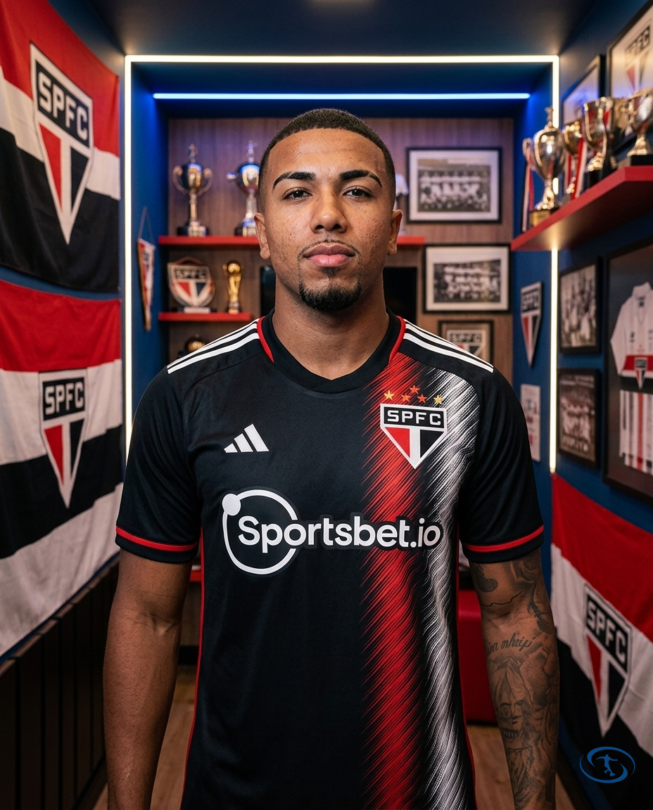 Sao Paulo FC III Jersey 23/24 s/n° Adidas Men's - Black - Front View | Sant Sport