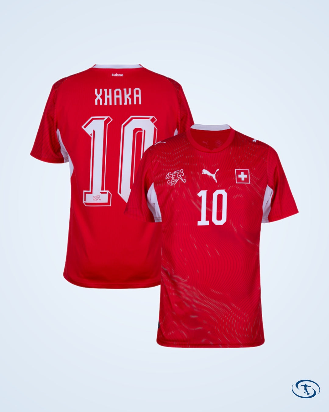 Switzerland Home Xhaka 10 Shirt 2026-2027 (Official Printing) - Men's