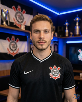 Corinthians Jersey Retro 2019 Nike - Men's Preto - Badge Close-Up | Sant Sport