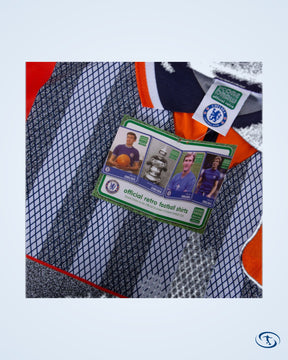 Score Draw Chelsea Retro Away Shirt 1994-1996 (Retro Flex Printing)