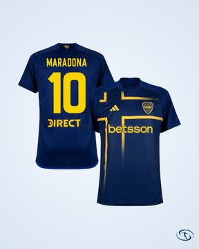 Boca Juniors 3rd Maradona 10 Shirt 2024-2025 (Fan Style Printing) - Kids - Kids