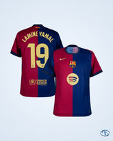 Barcelona Home Shirt 2024-2025 Fan Version (La Liga)