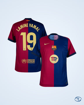 Barcelona Home Shirt 2024-2025 Fan Version (La Liga)