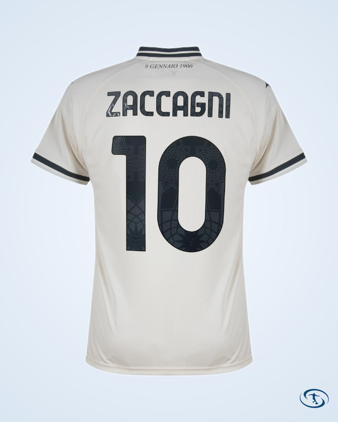 Mizuno Lazio Away Zaccagni 10 Shirt 2025-2026 (Official Printing) - Men's