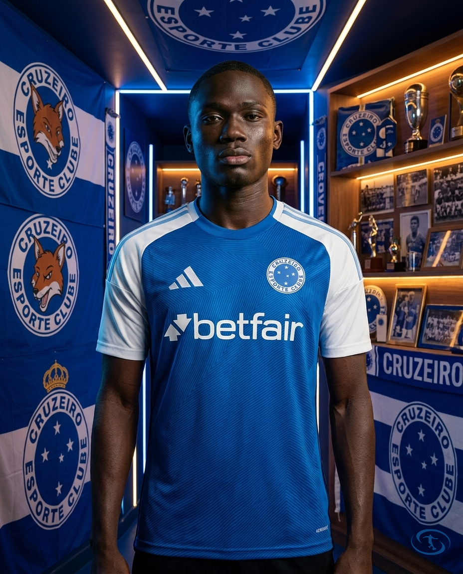 Camisa Cruzeiro Home 2025/26 - Torcedor Adidas Masculino - Azul - Front View | Sant Sport