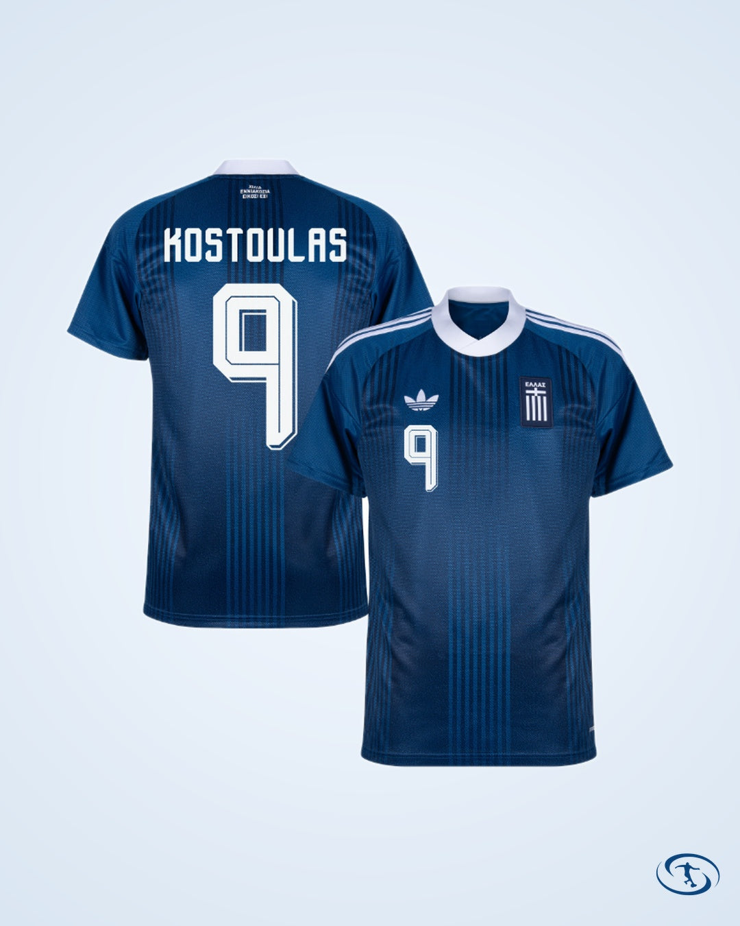 Greece Away Shirt 2026-2027 Fan Version  (Official Printing)