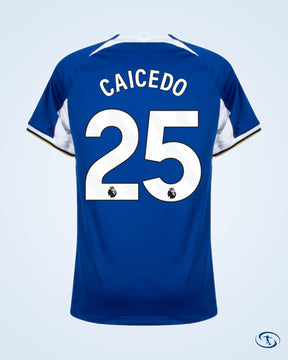 Chelsea Home Caicedo 25 KIDS Shirt 2023-2024 (Premier League) - Kids
