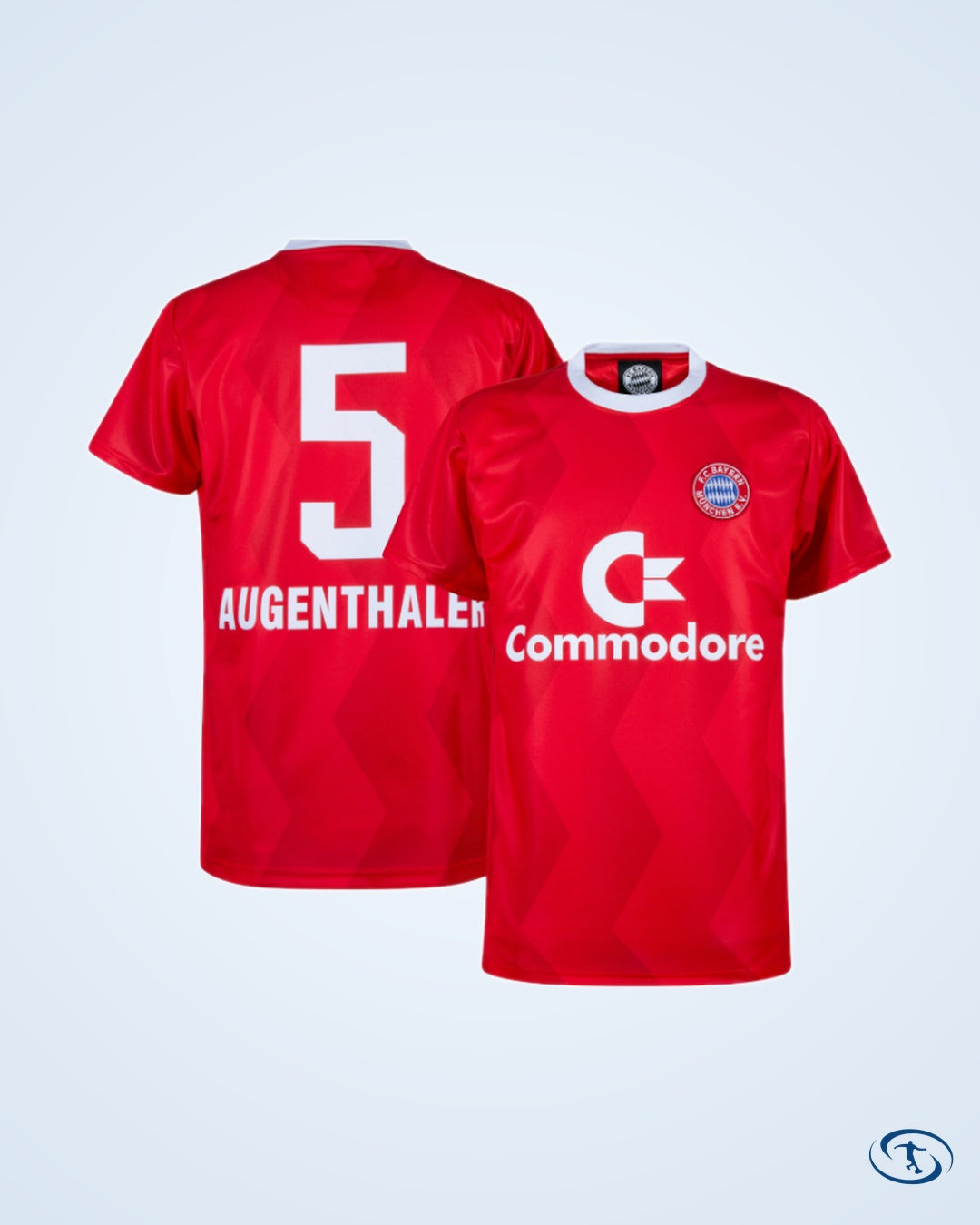 FC Bayern Munich Augenthaler 5 Retro Jersey 1988-89 (Retro Flock Printing) - Men's