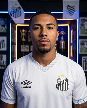 Santos Jersey Home 2025/26 Neymar Jr #10 - Umbro Men's - White
