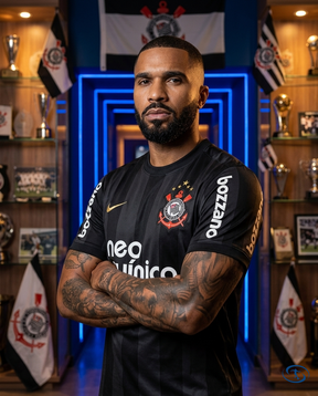 Corinthians Jersey Away Retro 2010 Men's Nike - Black - Side View | Sant Sport