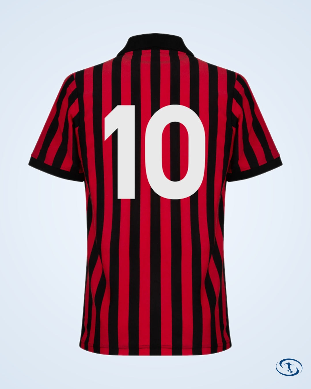 AC Milan Retro Home Player Shirt 1963 (Retro Flock Printing) - Men's