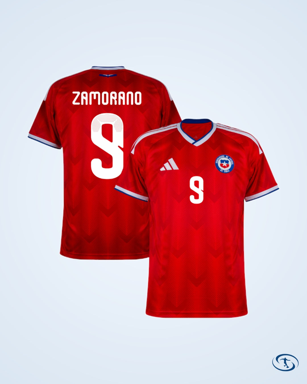 Chile Home Shirt 2026-2027 Fan Version (Official Printing)