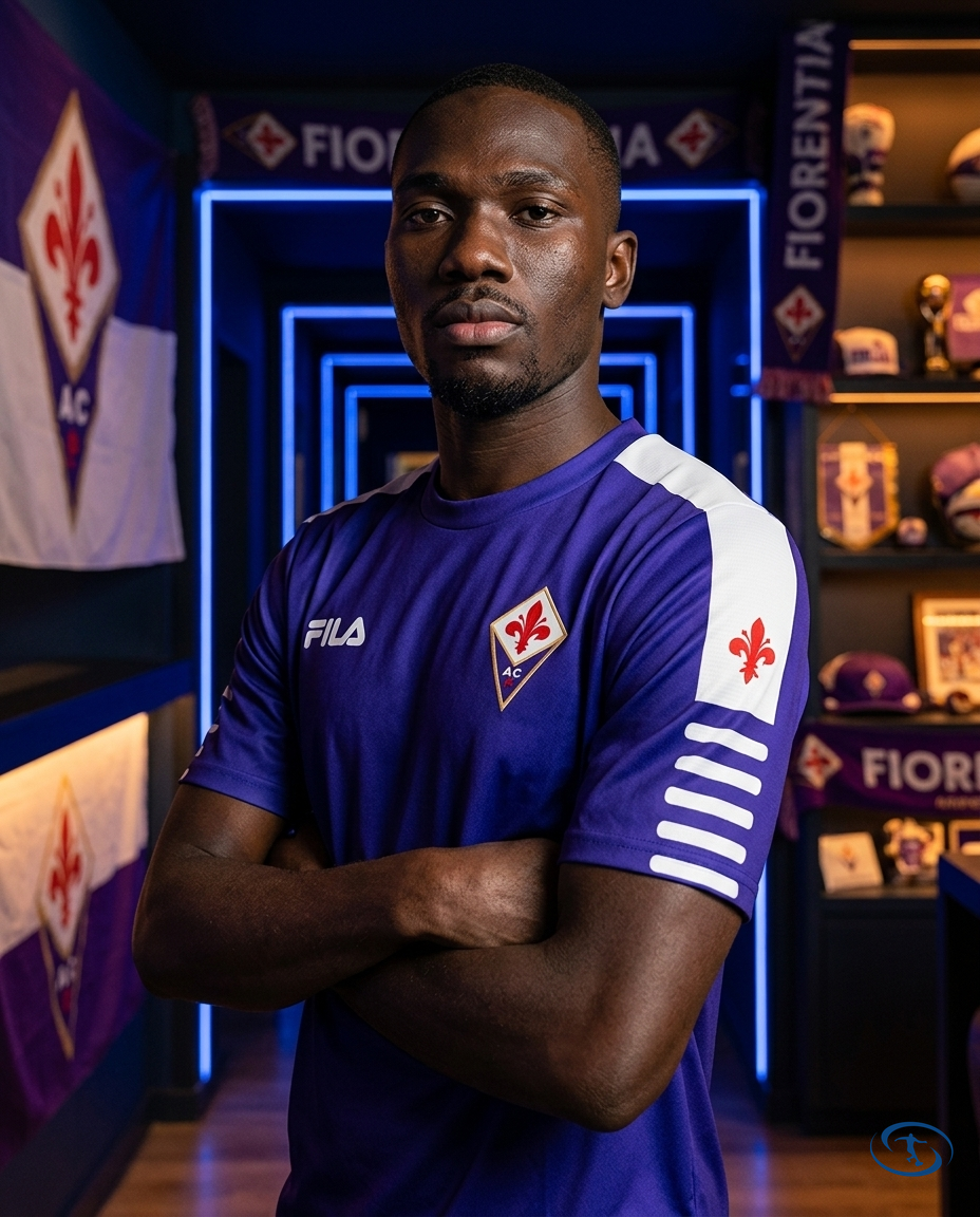 Short Fiorentina Retrô 1999/00 - Fila Masculino - Azul - Side View | Sant Sport